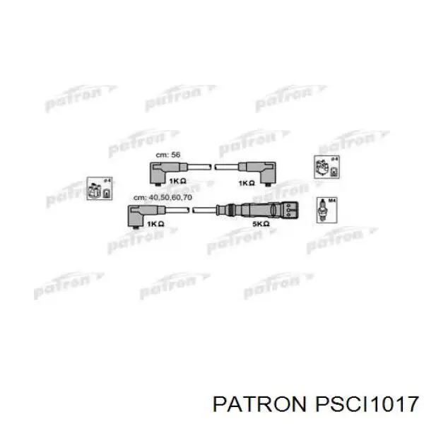 Дріт високовольтний, комплект PSCI1017 Patron