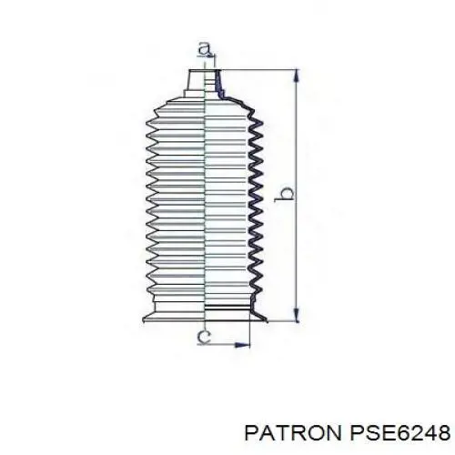 Пильник рульової рейки MR2418 Masuma
