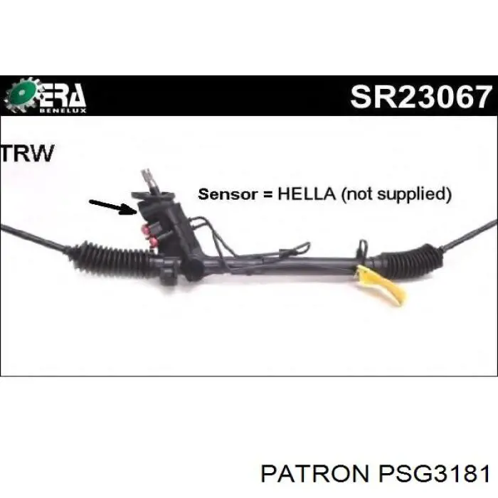 R2398 Motorherz Рейковий рульовий механізм