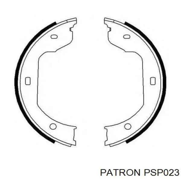 PSP023 Patron Гальмівні колодки ручника