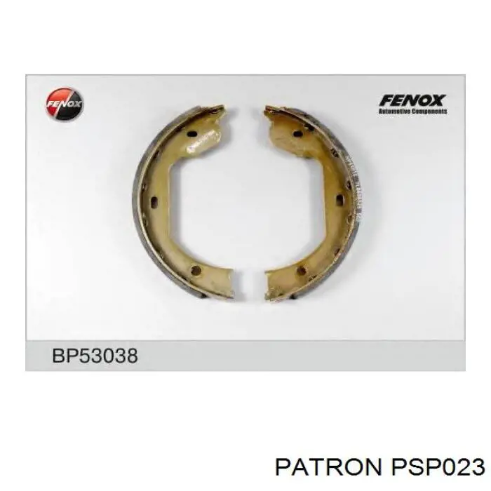 Колодки ручника / стоянкового гальма Patron PSP023 ціна, від 18.56 USD