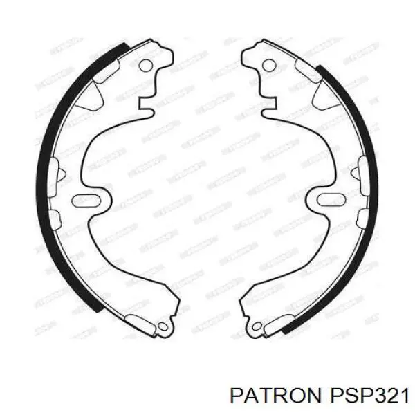 Колодки гальмові задні, барабанні PSP321 Patron