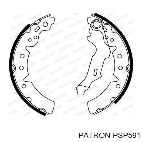 Колодки гальмові задні, барабанні PSP591 Patron