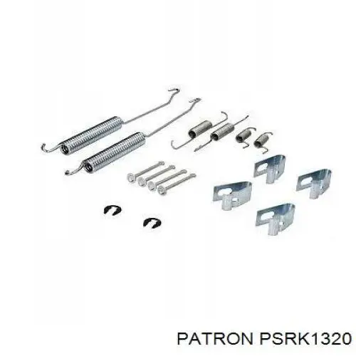 Комплект пружинок кріплення дискових колодок, задніх PSRK1320 PATRON