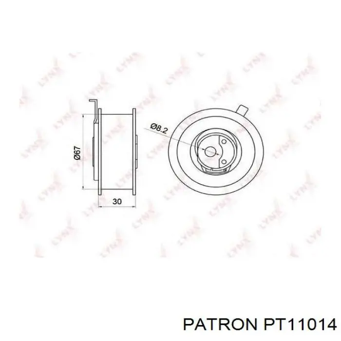 R0117 Kamoka Ролик натягувач