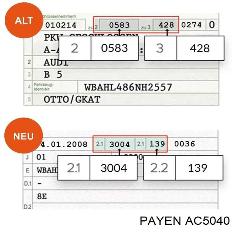 AC5040 Payen прокладка головки блока циліндрів (гбц)
