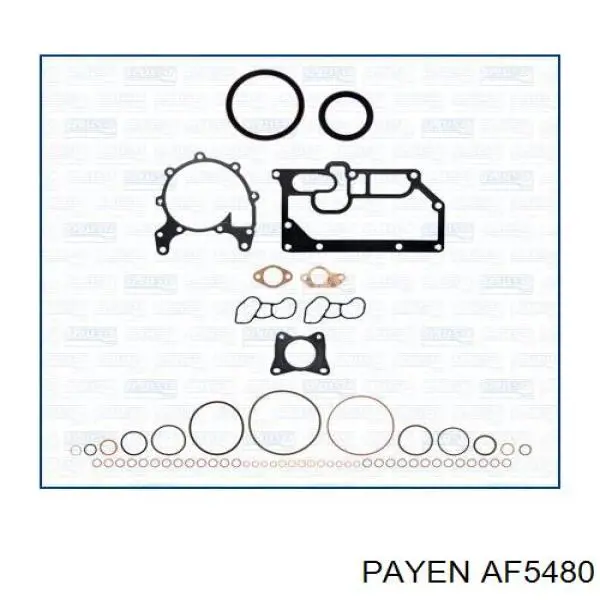 AF5480 Payen прокладка головки блока циліндрів (гбц)