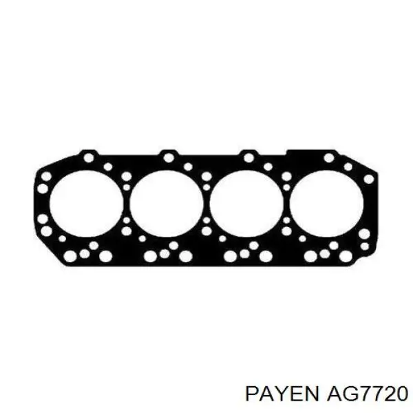 607637 Opel прокладка головки блока циліндрів (гбц)