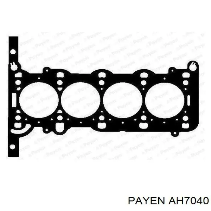 AH7040 Payen прокладка головки блока циліндрів (гбц)