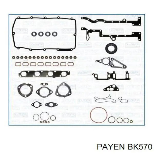 BK570 Payen прокладка головки блока циліндрів (гбц)