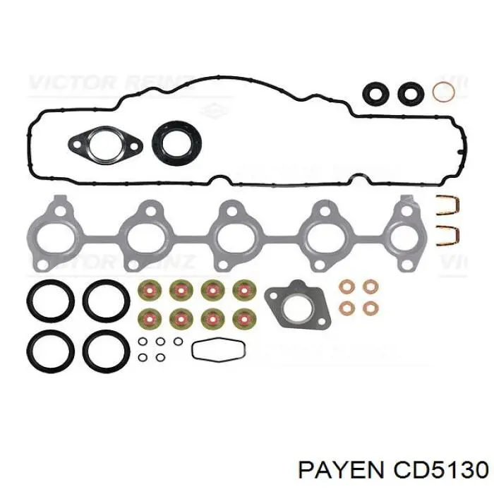 CD5130 Payen комплект прокладок двигуна, верхній