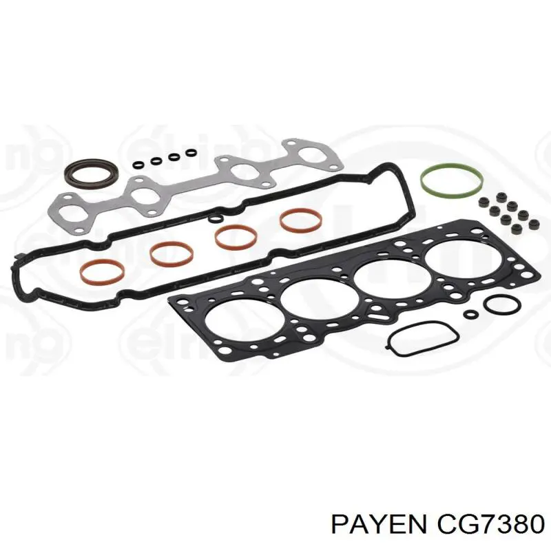 Комплект прокладок двигуна, верхній Payen CG7380 ціна, від 41.52 USD