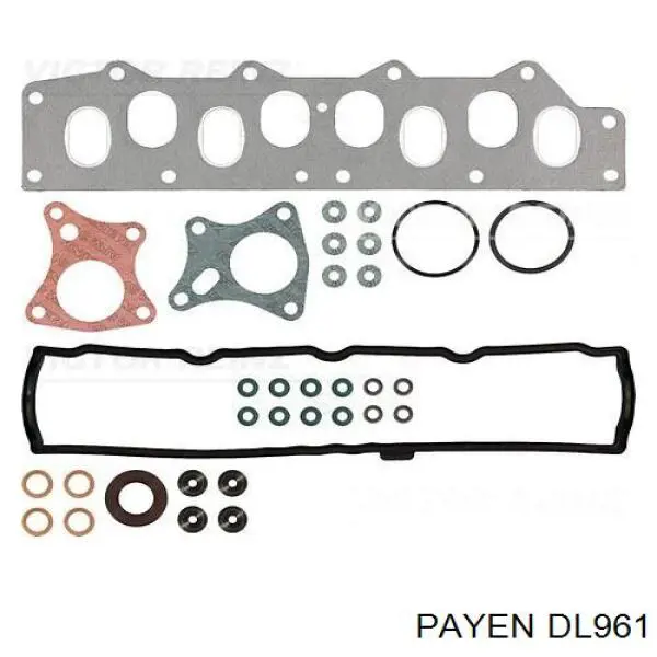 DL961 Payen комплект прокладок двигуна, верхній