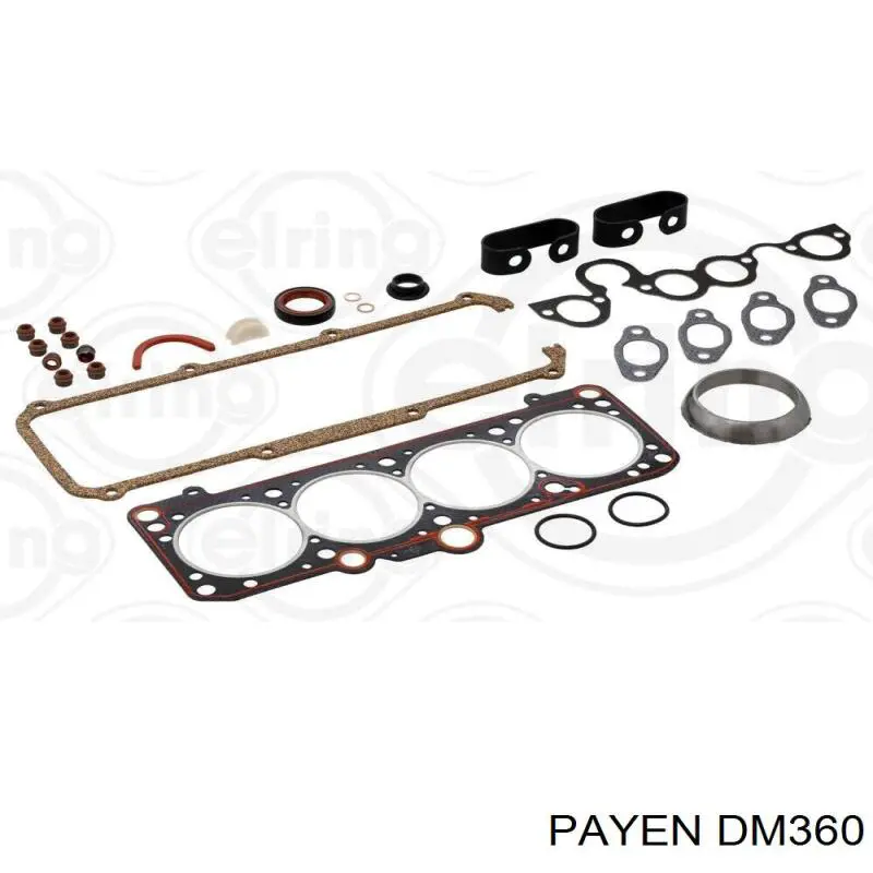 DM360 Payen Комплект прокладок двигуна, верхній