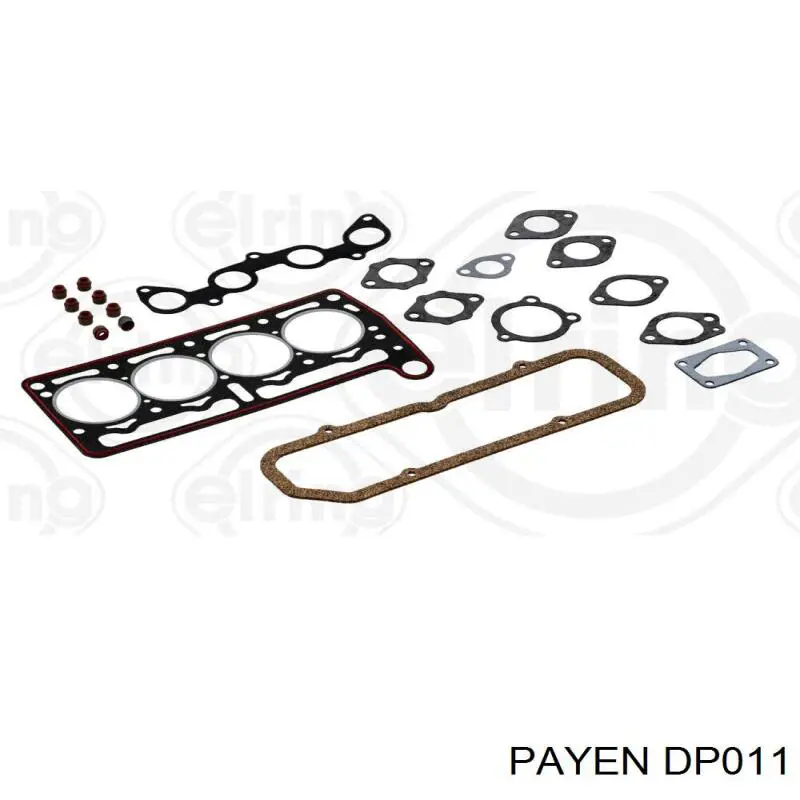 DP011 Payen комплект прокладок двигуна, верхній