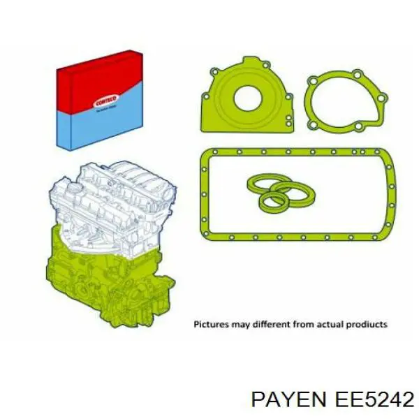 Комплект прокладок двигуна, нижній Payen EE5242 ціна, від 28.64 USD