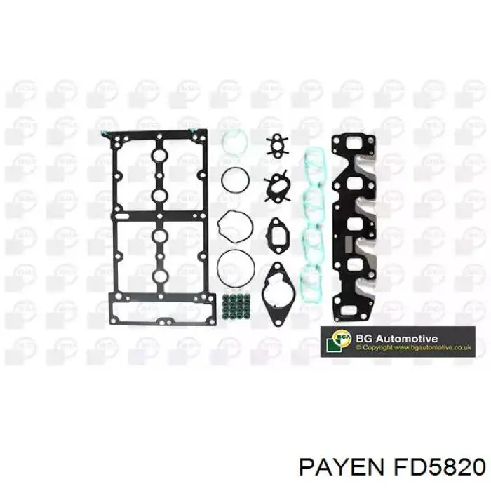 FD5820 Payen комплект прокладок двигуна, повний
