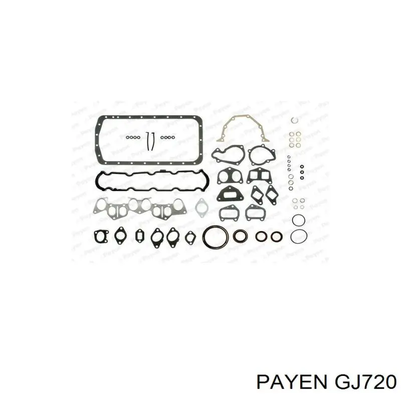 Купити 00000197H5 Peugeot/Citroen Комплект прокладок