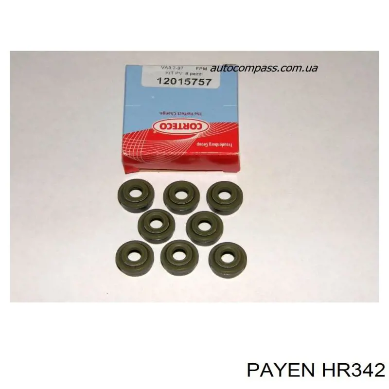 Купити HR342 Payen Сальник клапана (маслознімний), впуск/випуск, комплект на мотор