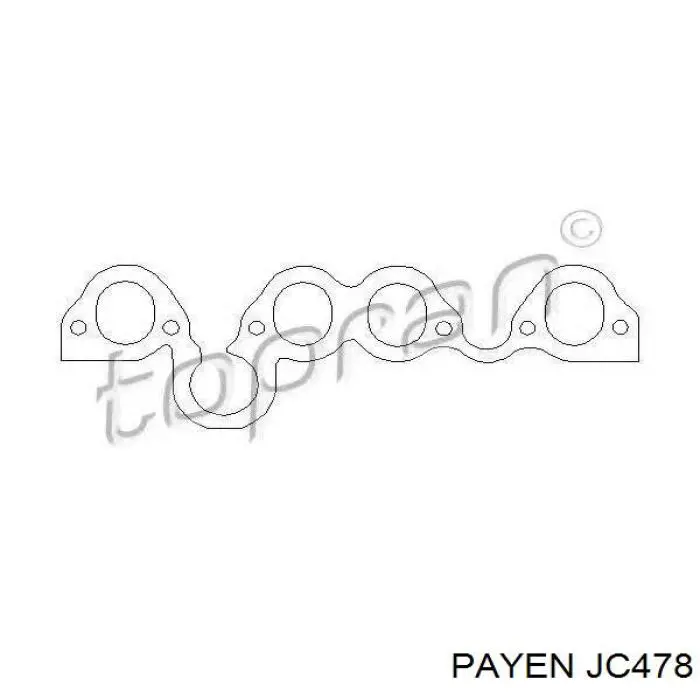 Прокладка впускного колектора Payen JC478 ціна, від 1.97 USD