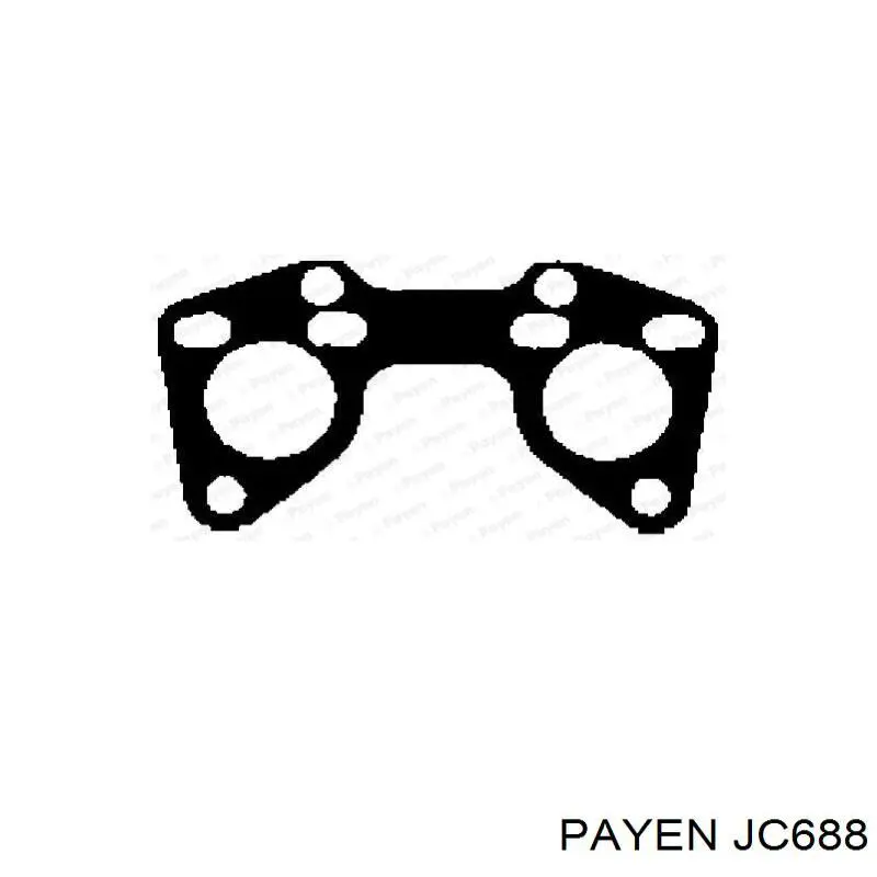 JC688 Payen прокладка випускного колектора