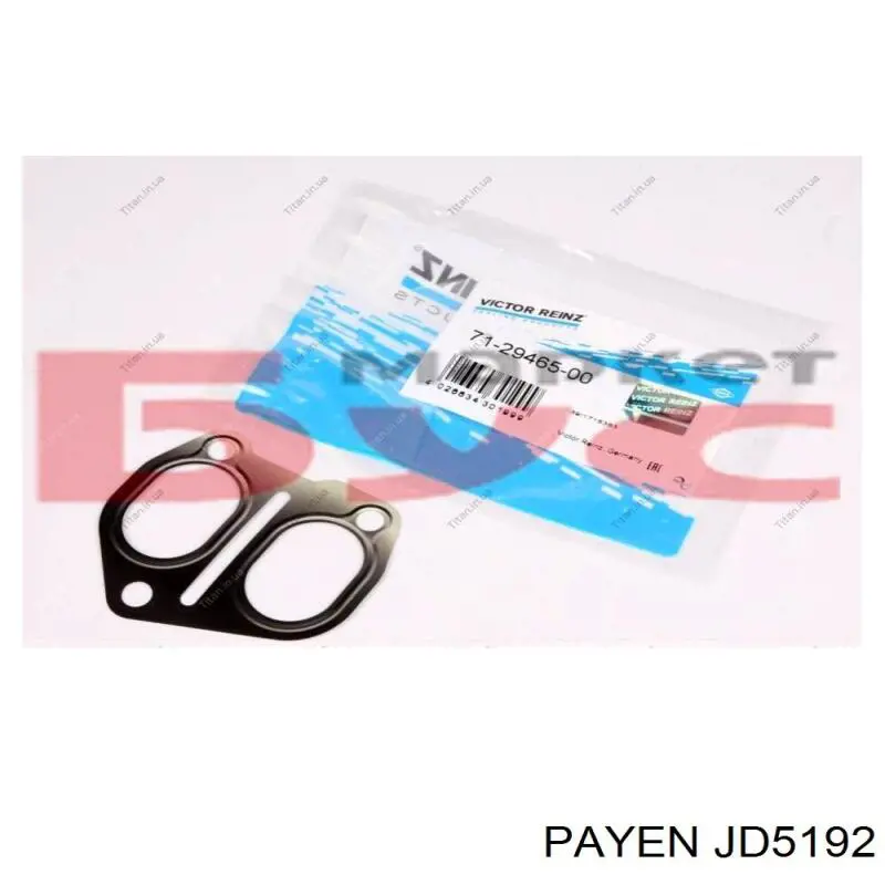 JD5192 Payen прокладка випускного колектора