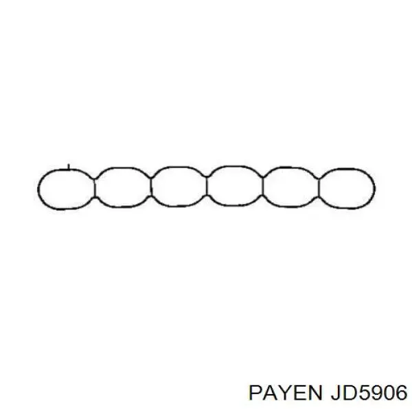 Прокладка впускного колектора Payen JD5906 ціна, від 11.87 USD