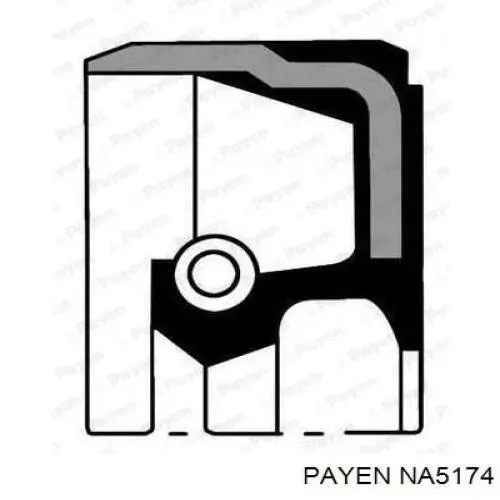 NA5174 Payen сальник колінвала двигуна, передній