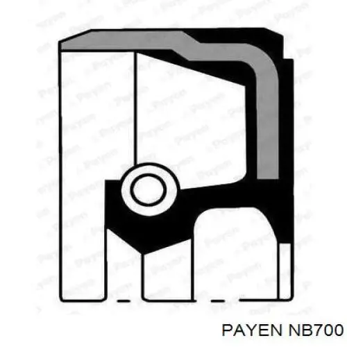 Сальник коленвала двигуна, передній Payen NB700 ціна, від 4.76 USD