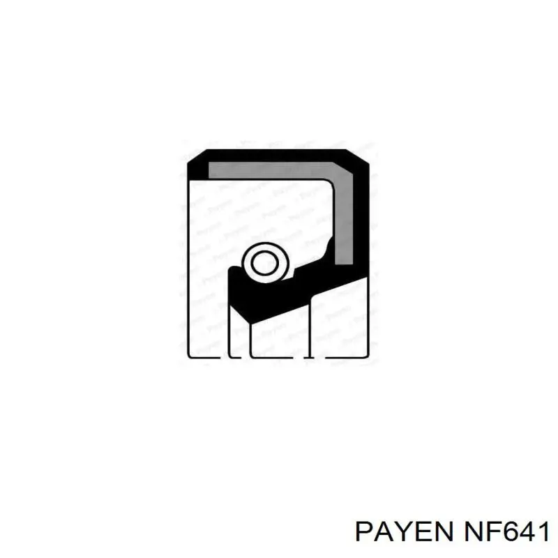 NF641 Payen сальник колінвала двигуна, задній