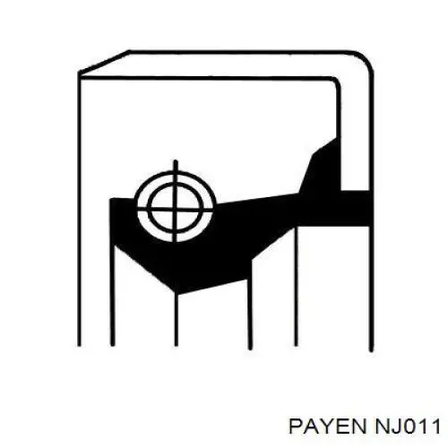 Сальник передньої маточини, внутрішній Payen NJ011 ціна, від 3.09 USD