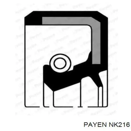 Сальник колінвала двигуна, задній Payen NK216 ціна, від 15.61 USD