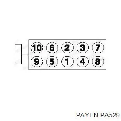 PA529 Payen сальник клапана (маслознімний, випускного)