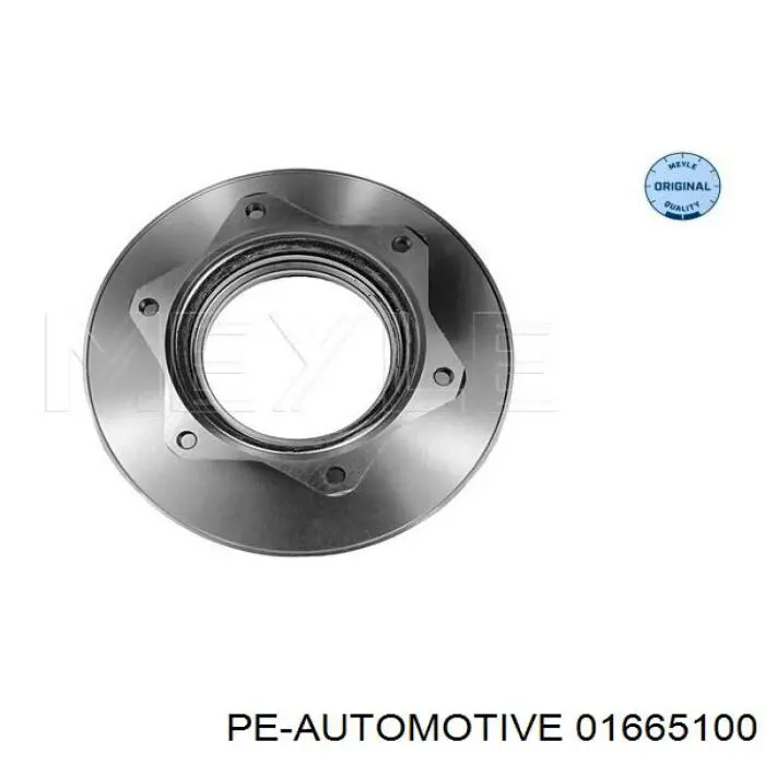 Купити 01665100 PE Automotive Диск заднього гальма