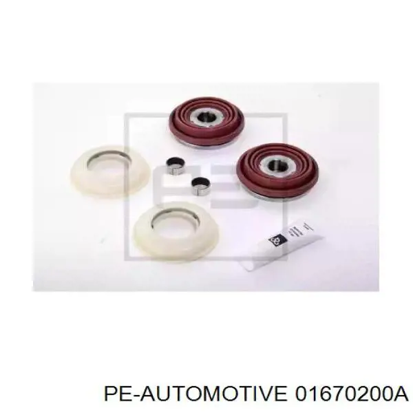 Купити 01670200A PE Automotive Ремкомплект переднього супорту