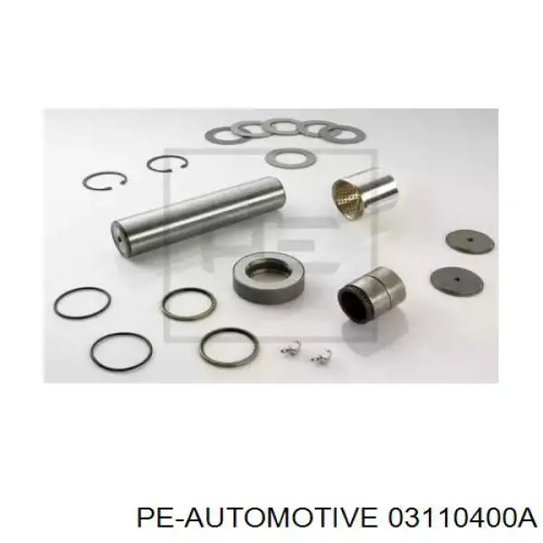 Купити 03110400A PE Automotive Ремкомплект шкворня поворотного кулака