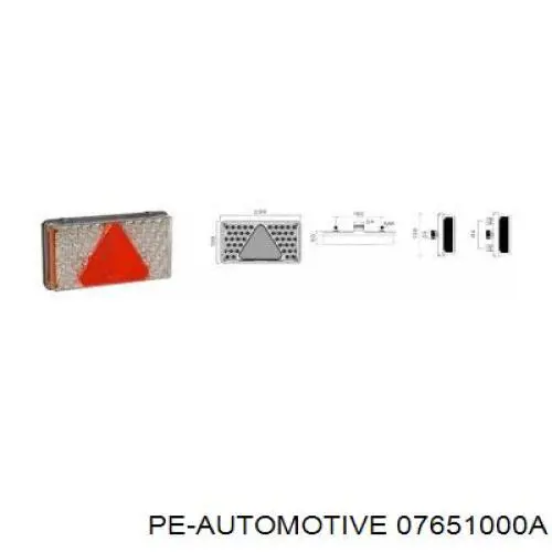 Купити 07651000 PE Automotive Накінечник тяги крану рівня підлоги