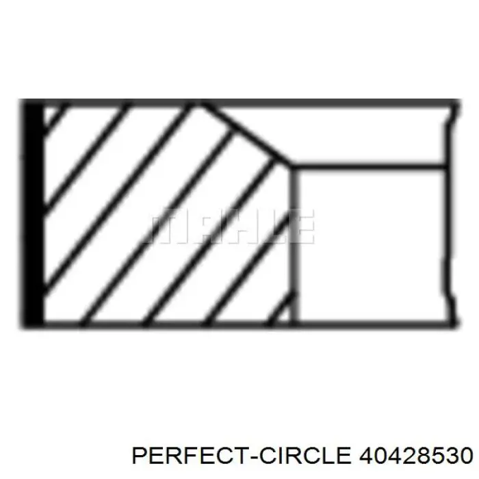 40428530 Perfect Circle кільця поршневі на 1 циліндр, std.