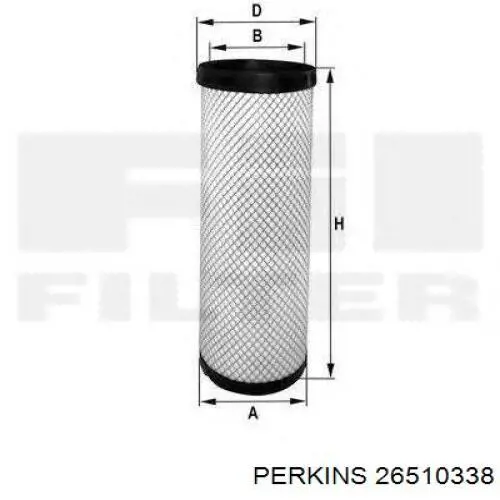 LXS284 Mahle Original Повітряний фільтр двигуна