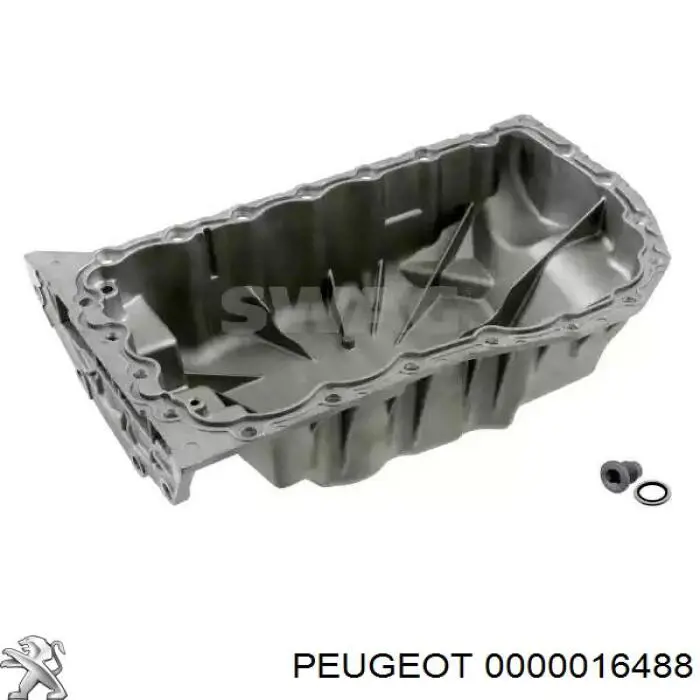 0000016488 Peugeot/Citroen прокладка пробки піддону двигуна