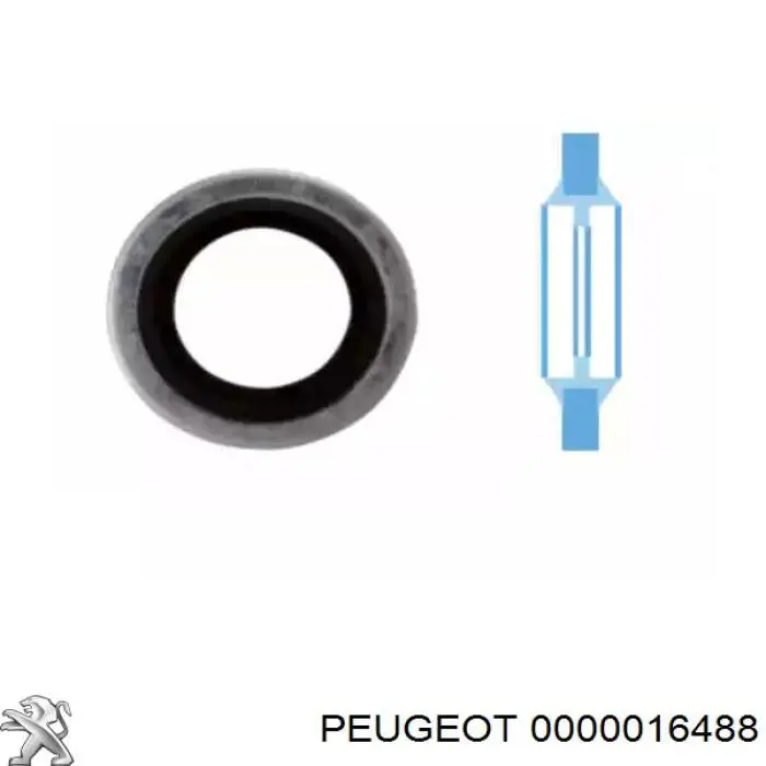 Прокладка пробки піддону двигуна Peugeot/Citroen 0000016488 ціна, від 0.64 USD