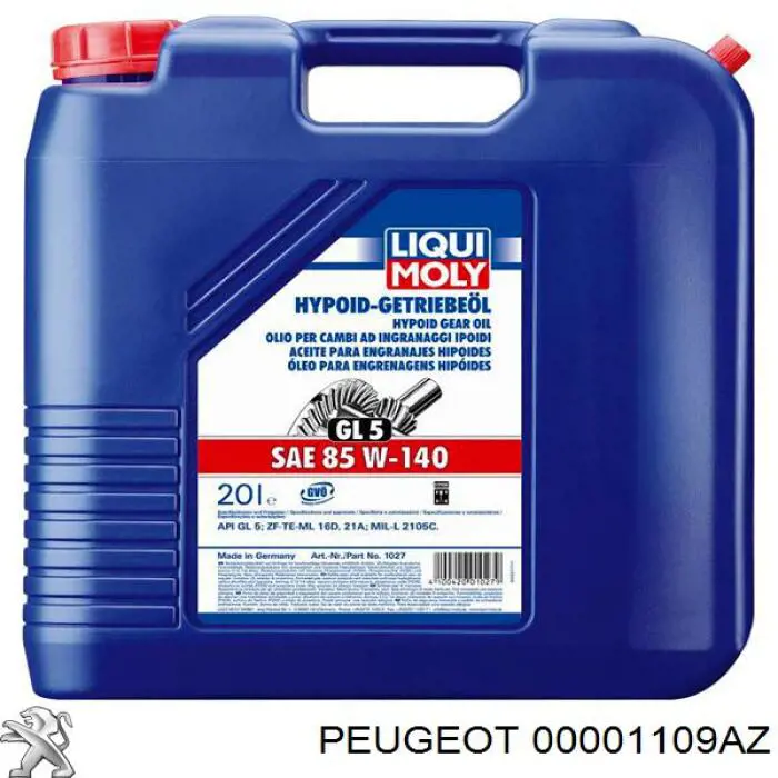 Масляний фільтр 00001109AZ Peugeot/Citroen