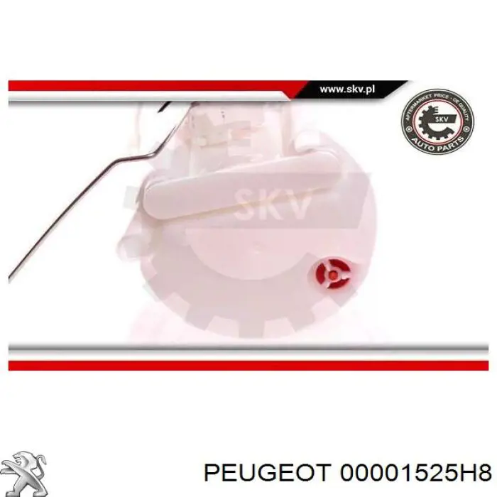 Модуль бензонасоса Peugeot/Citroen 00001525H8 ціна, від 46.82 USD
