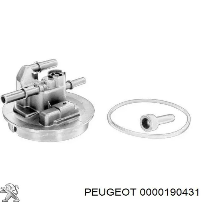 Кришка корпусу паливного фільтра Peugeot 307 SW (3H) (Пежо 307)
