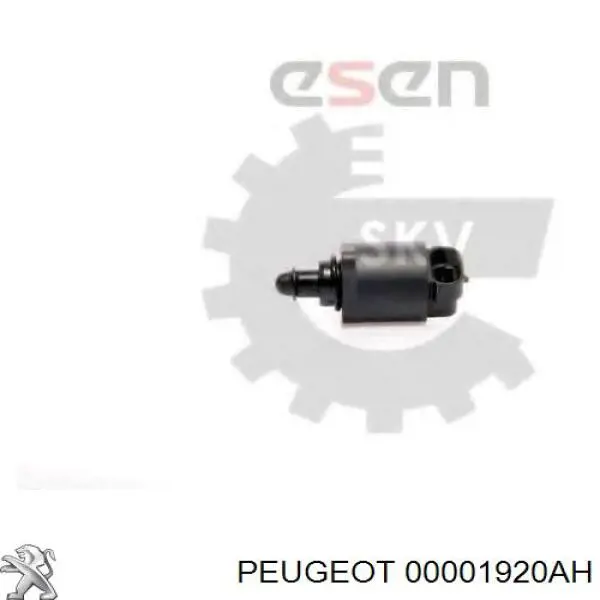 Клапан/регулятор холостого ходу 00001920AH Peugeot/Citroen