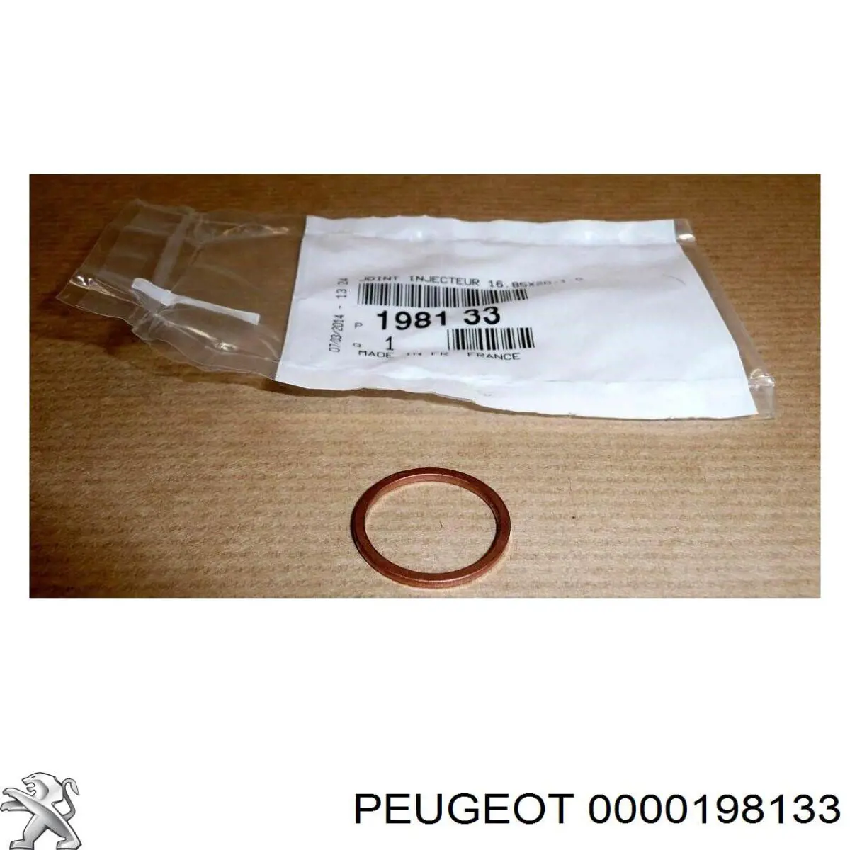 Купити 0000198133 Peugeot/Citroen Кільце форсунки