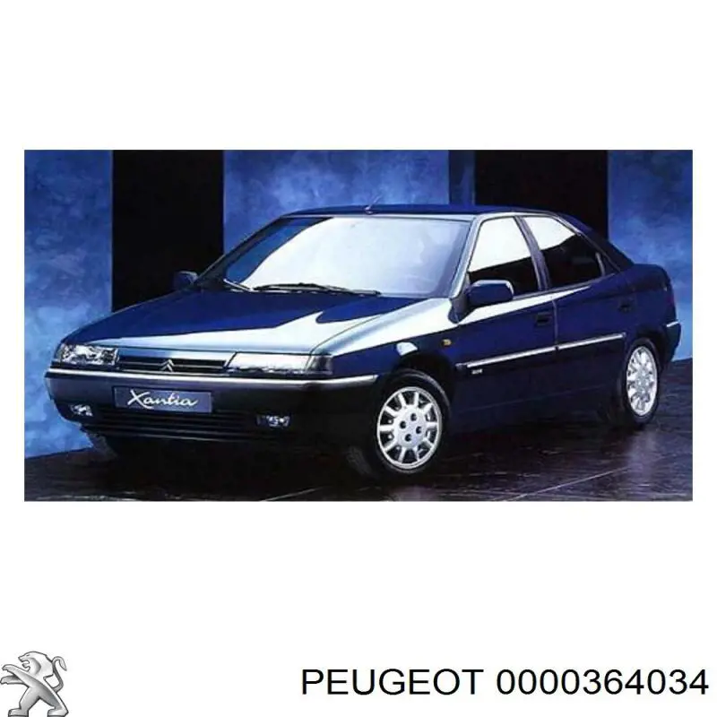 Кульова опора, нижня 0000364034 Peugeot/Citroen