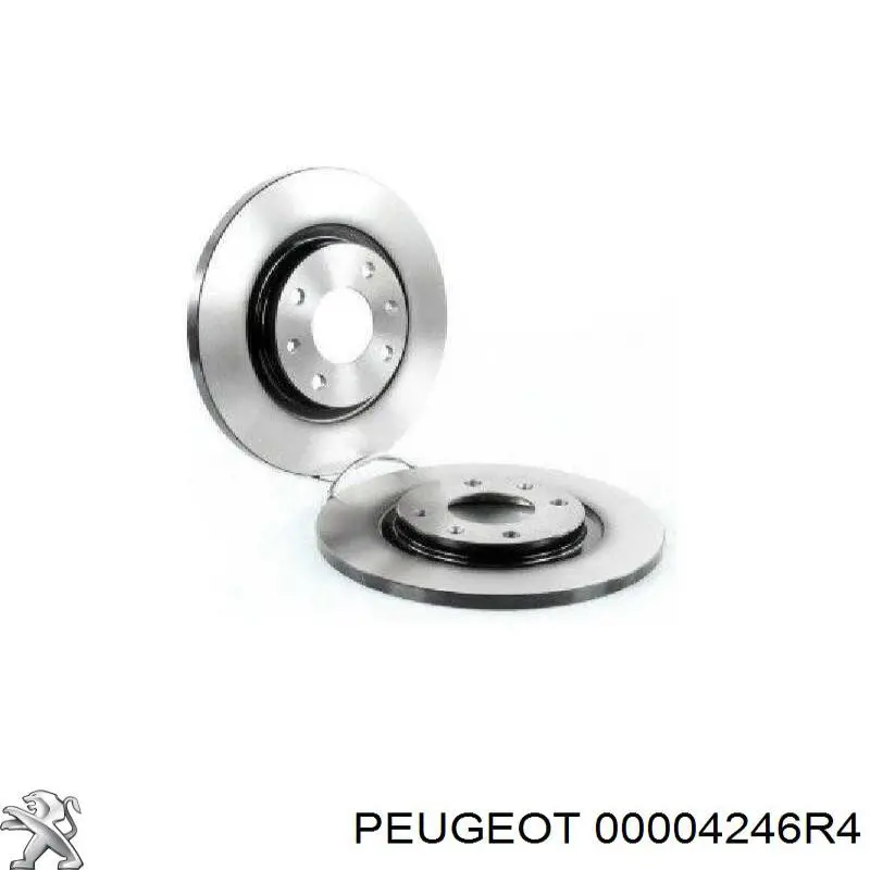 Диск гальмівний передній 00004246R4 Peugeot/Citroen