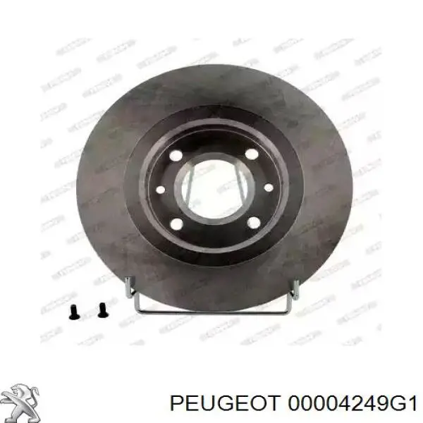 Купити 00004249G1 Peugeot/Citroen Ротор гальмівний