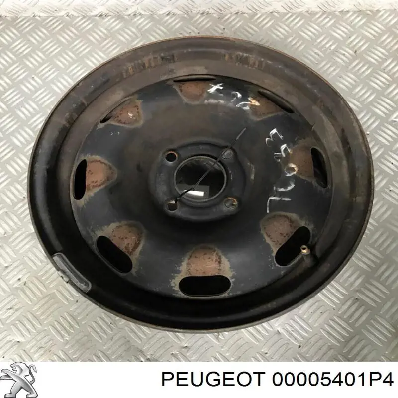 Диск колісний стальний (штампований) 00005401P4 Peugeot/Citroen